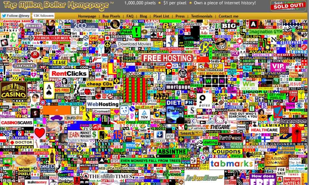 milliondollarhomepage