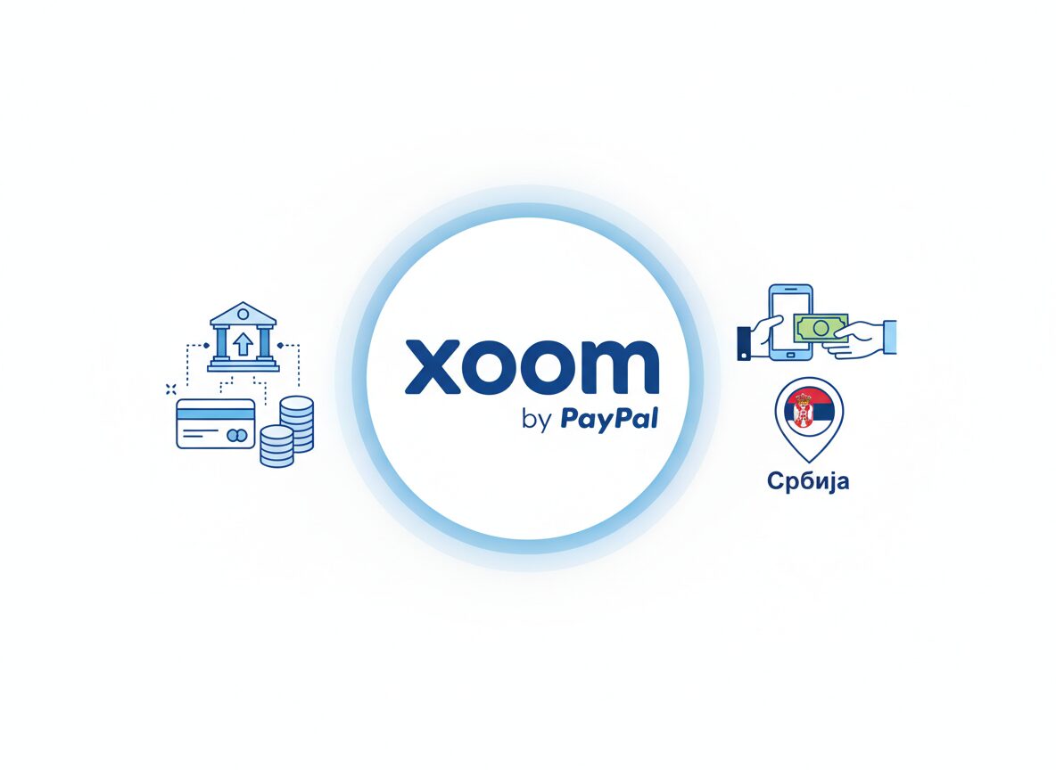 Xoom PayPal prijem novca Srbija