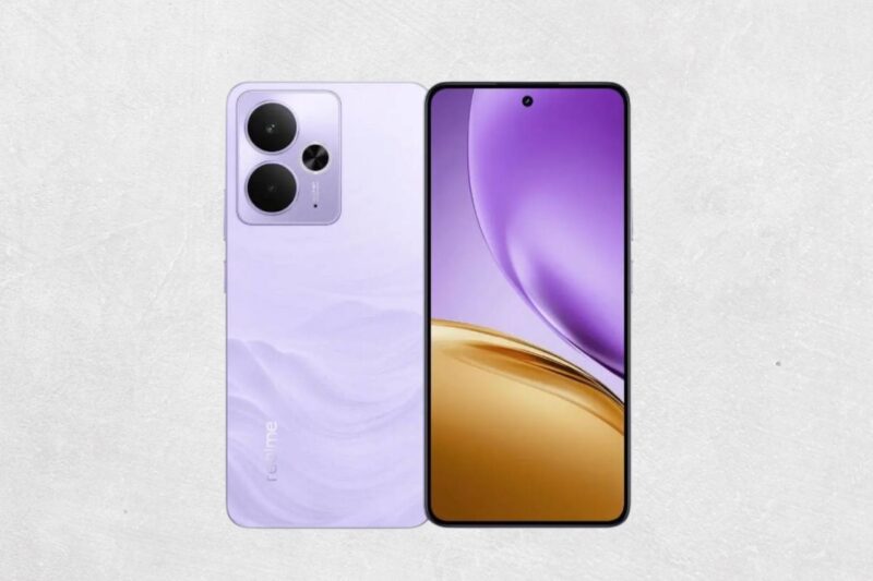 Realme 14T ljubičaste boje 2 telefona
