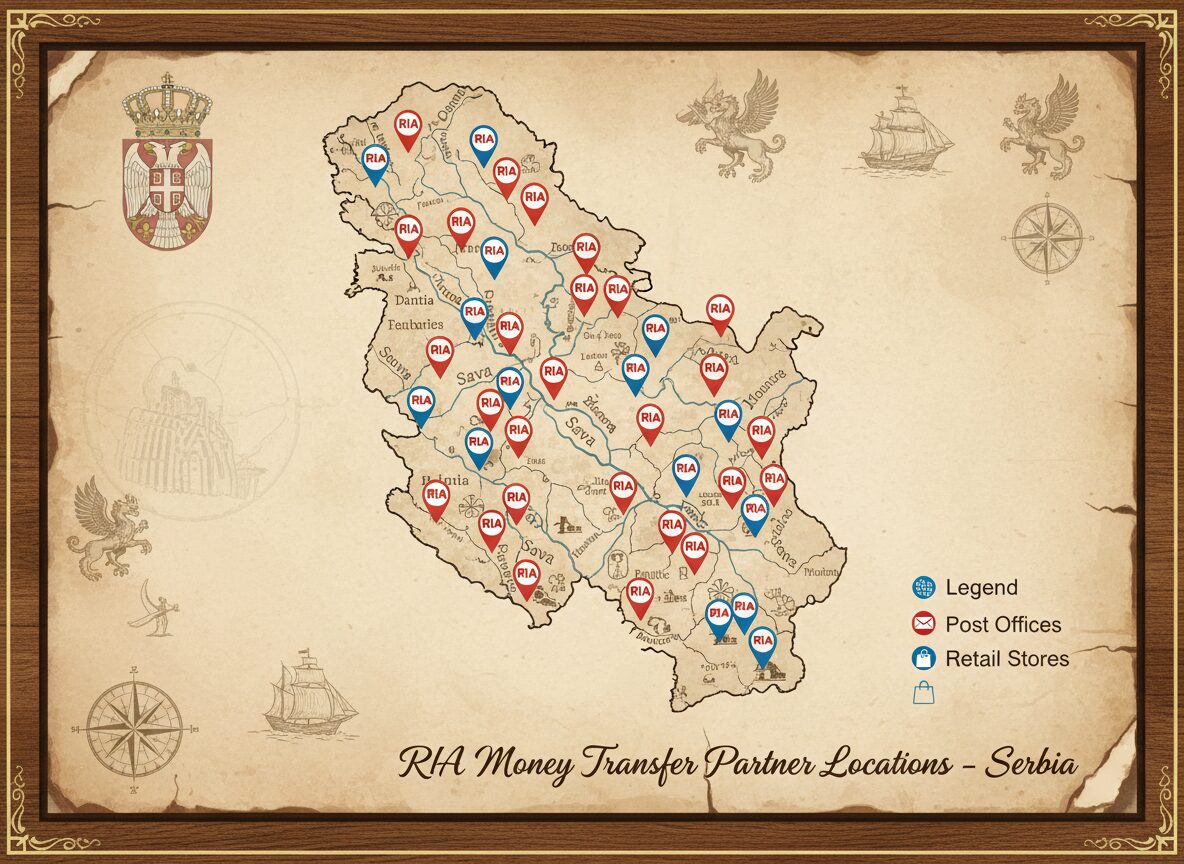RIA Money Transfer Srbija isplatna mesta