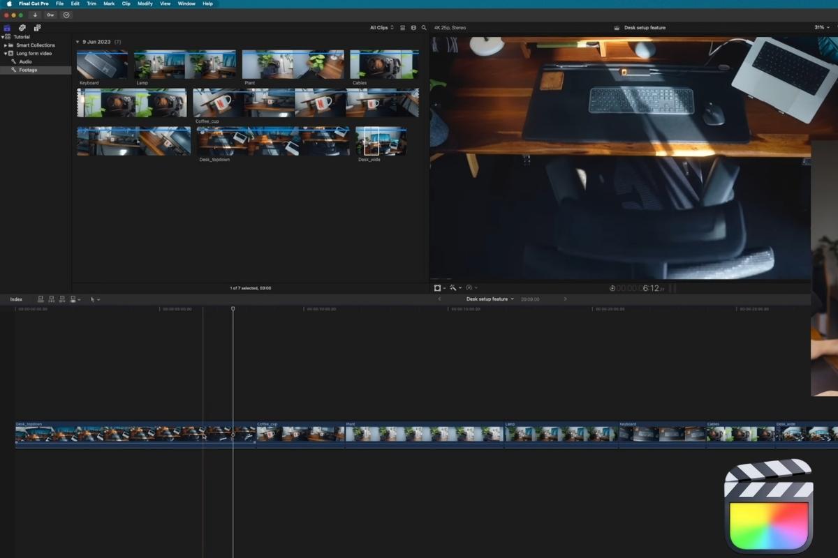 Final Cut Pro za video editing